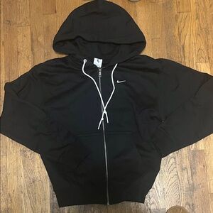 Nike Black Hoodie with White Accents